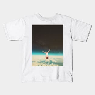 Falling With A Hidden Smile Kids T-Shirt